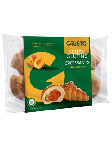 Giusto senza glutine croissant albicocca 4 pezzi da 80 g