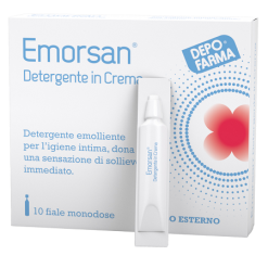 Emorsan Crema Detergente Intima 10 Fiale