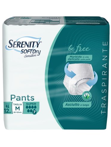 Serenity pants sd sensitive super m 12 pezzi
