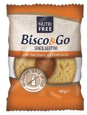 Nutrifree bisco&go albicocca 40 g