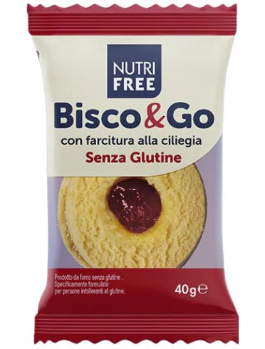 Nutrifree bisco&go ciliegia 40 g