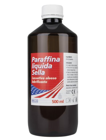 Paraffina liquida sella lassativo oleoso 500 ml