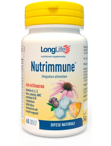 Longlife nutrimmune 60 tavolette Longlife nutrimmune 60 tavolette