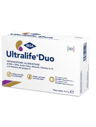 Ultralife duo 30 capsule mamma + 30 capsule nascituro Ultralife duo 30 capsule mamma + 30 capsule nascituro