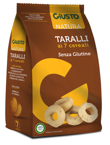 Giusto senza glutine taralli 7 cereali 175 g