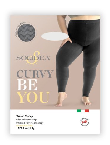 Be you tonic curvy leggings massaggiante coprente nero ml-xl