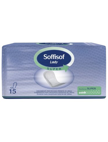 Pannolone per incontinenza soffisof lady classic super 15 pezzi