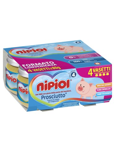 Nipiol omog prosciutto 4x80g