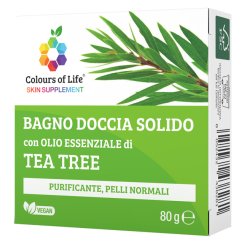 TEA TREE BAGNO DOCCIA SOLIDO 80 G COLOURS OF LIFE