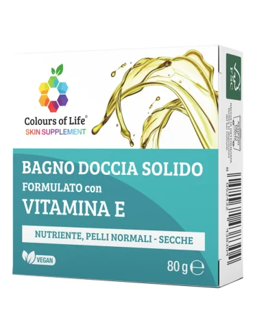 Vitamina e bagno doccia solido 80 g colours of life