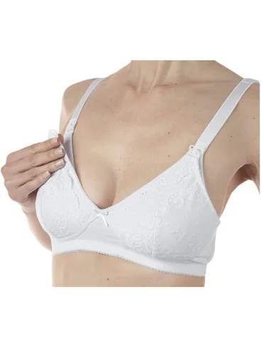 Mammy reggiseno cotone allattamento white 4d Mammy reggiseno cotone allattamento white 4d