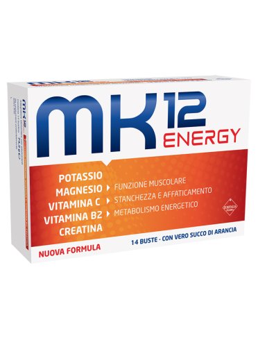 Mk12 energy integratore magnesio e potassio 14 bustine