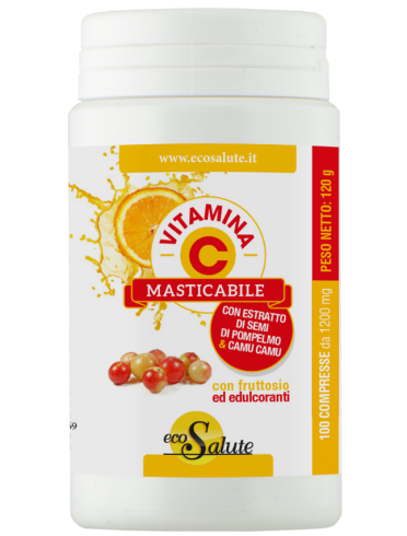 Vitamina c mastic+camu 100cpr