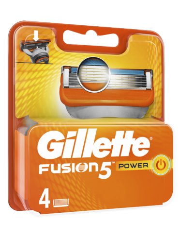 Gillette fusion power lame 4 pezzi