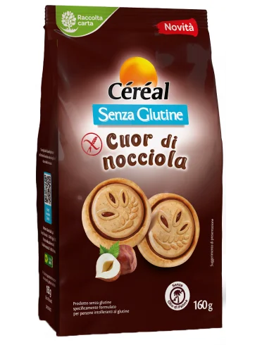 Cereal senza glutine cuor di nocciola 160 g Cereal senza glutine cuor di nocciola 160 g