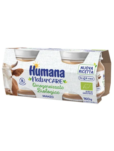 Humana omogeneizzato manzo biologico 2 pezzi 80 g Humana omogeneizzato manzo biologico 2 pezzi 80 g