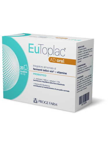 Eutoplac ad oral 20 bustine