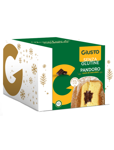 Giusto senza glutine pandoro cuore cacao 360 g