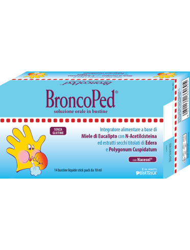 Broncoped soluzione orale 14 bustine stick pack da 10 ml