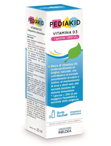 Pediakid vitamina d3 200iu Pediakid vitamina d3 200iu