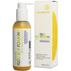 LALARECIPE YUZU SELF FOAM 3IN1 PEEL CLEANSER 200 ML