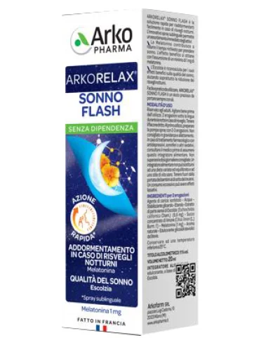 Arkorelax flash sonno spray 20 g Arkorelax flash sonno spray 20 g