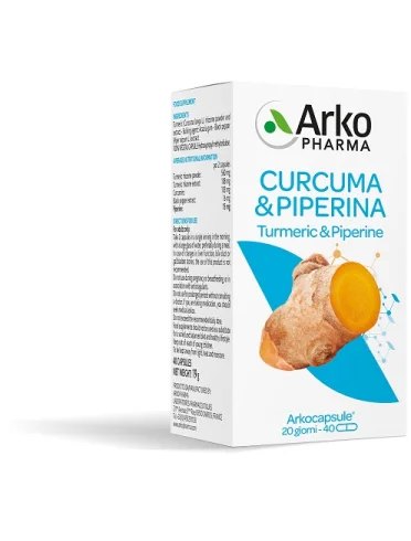 Arkocps curcuma + piperina 40 capsule Arkocps curcuma + piperina 40 capsule
