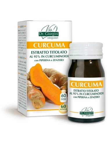 Curcuma estratto titolato 95% curcuminoidi 60 pastiglie Curcuma estratto titolato 95% curcuminoidi 60 pastiglie