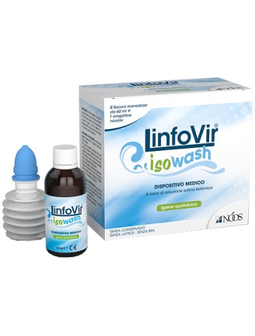 Linfovir iperwash soluzione salina isotonica 8 flaconi