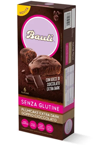 Bauli plumcake extra dark doppio cioccolato 210 g Bauli plumcake extra dark doppio cioccolato 210 g