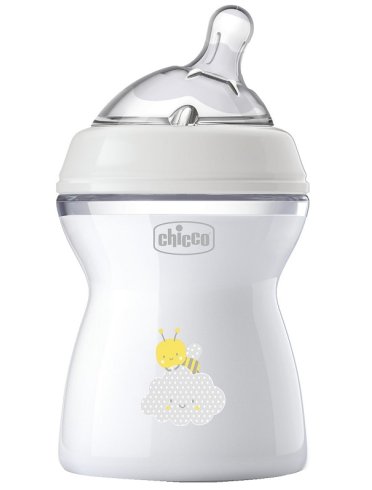 Chicco natural feeling biberon unisex flusso medio 2m+ 250 ml