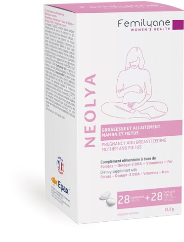 Neolya integratore gravidanza e allattamento 28 compresse + 28 softgel