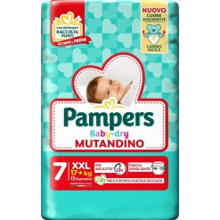 PAMPERS BABY DRY PANNOLINO MUTANDINA XXL SMALL PACK 13 PEZZI
