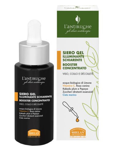 L'antirughe elisir antitempo siero gel viso illuminante schiarente 30 ml