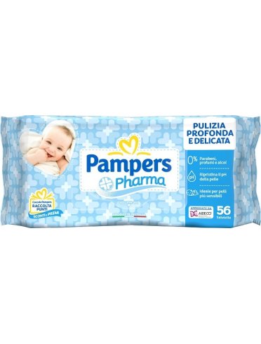 Pampers pharma salviette 56 pezzi