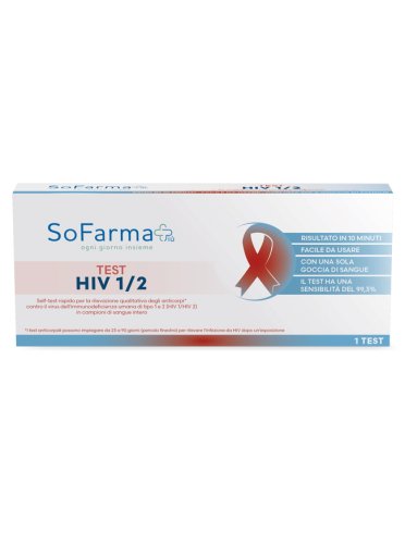 Sofarmapiu' test autodiagnostico hiv 1/2