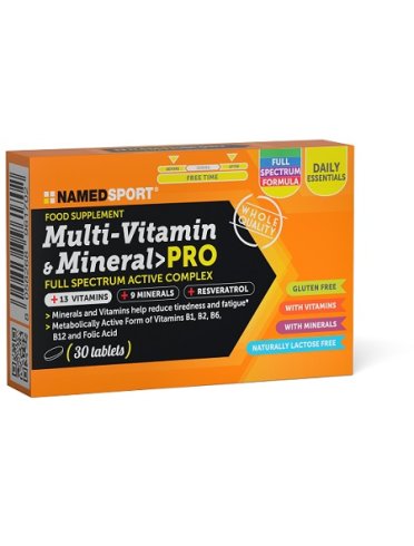 Multi vitamin&mineral pro30cpr