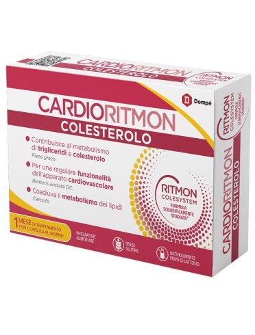 Cardioritmon integratore colesterolo e trigliceridi 30 capsule
