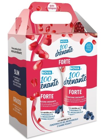 Nova 100 drenante forte mirtillo bipack 2 x 300 ml