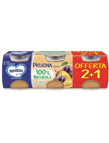 Mellin omog prugna 3pz 100g