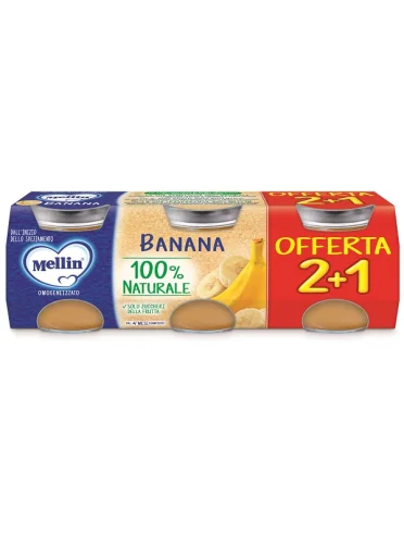 Mellin omog banana 3pz 100g Mellin omog banana 3pz 100g