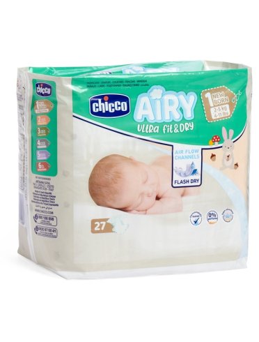 Chicco airy newborn pannolino 27 pezzi