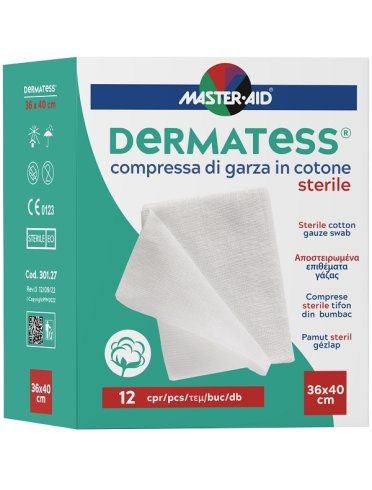 Dermatess cot garza 36x40 12pz