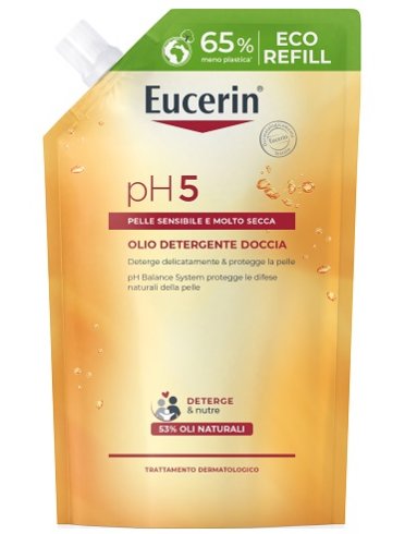 Eucerin ph5 olio doccia refill 400 ml