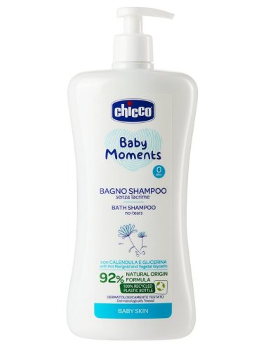 Chicco baby moments bagno shampoo delicato 750 ml