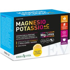 MAGNESIO POTASSIO +C VITAMINA GUSTO LIMONE 20 BUSTINE DA 3,8G