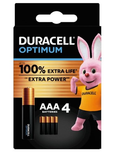 Duracell optimum aaa b4 8pz