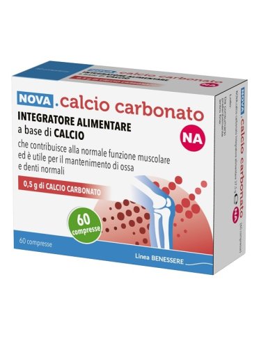 Nova calcio carb na0,5g 60cpr
