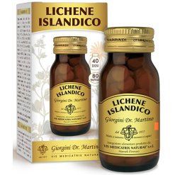 Lichene Islandico Integratore Difese Immunitarie 80 Pastiglie