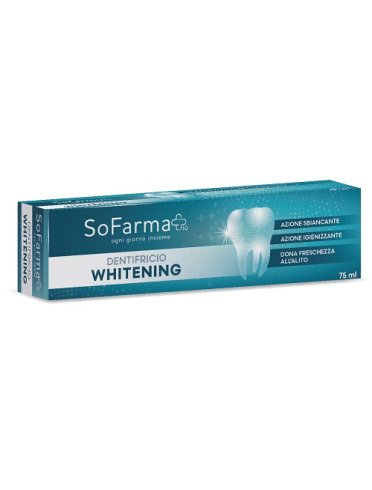 Sofarmapiu' dentifricio whitening 75 ml